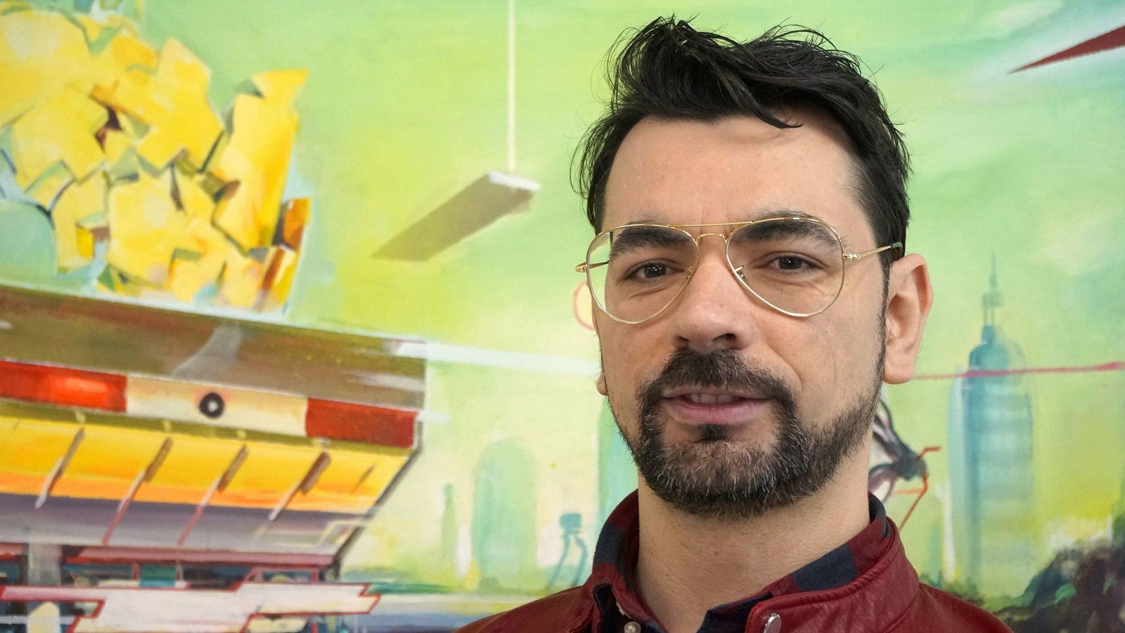 El artista Jonathan Notario.