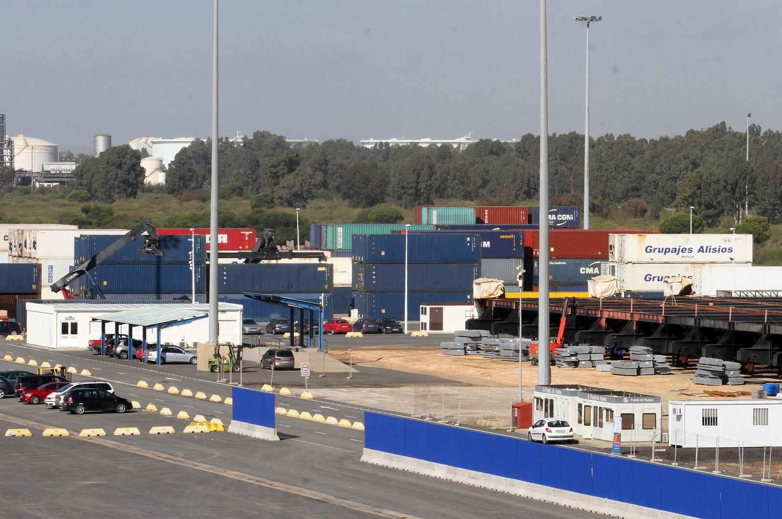 Balearia,  Fred Olsen y el Puerto de Huelva presentan la nueva línea entre Huelva y Canarias, en imágenes