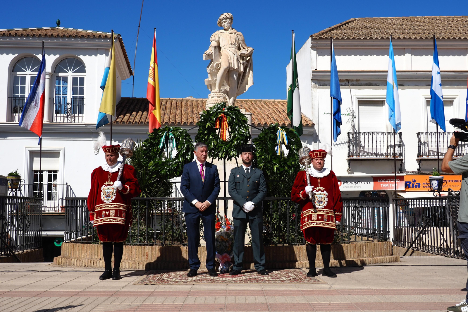 Actos de celebración del Día de la Hispanidad en Palos de la Frontera