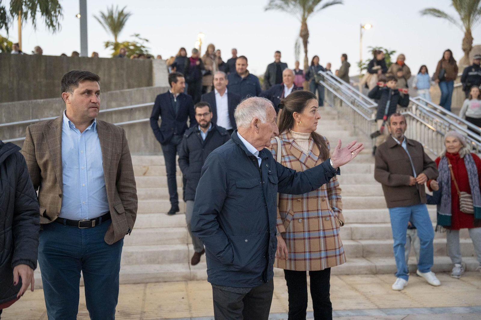 Las imágenes de la inauguración de la primera fase de la adecuación de la Rambla San Antonio de Aguadulce