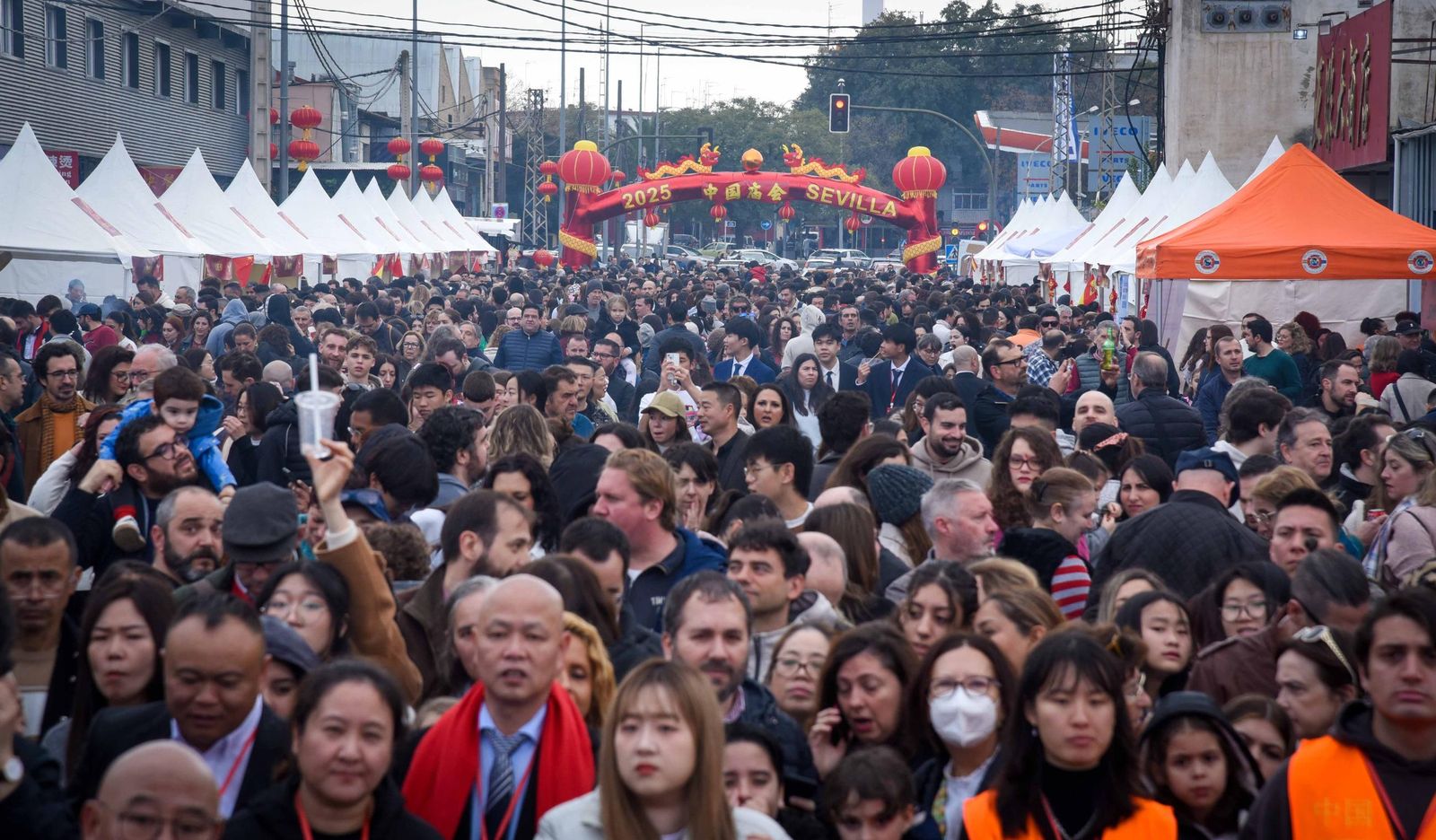 Las imágenes del acto de celebración del Año Nuevo chino en Sevilla