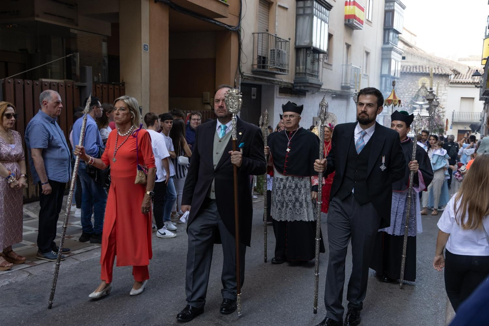 Así ha procesionado la Virgen de la Capilla por Jaén en su día grande.