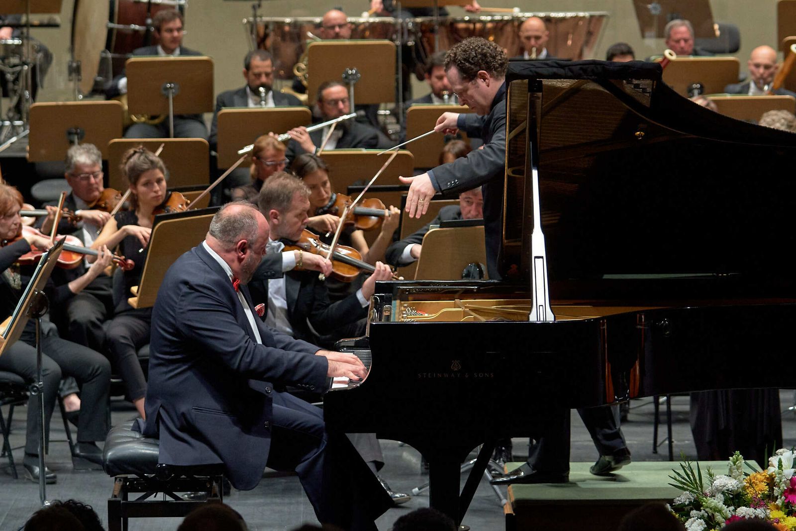 Un momento de la interpretación del concierto de Rajmáninov
