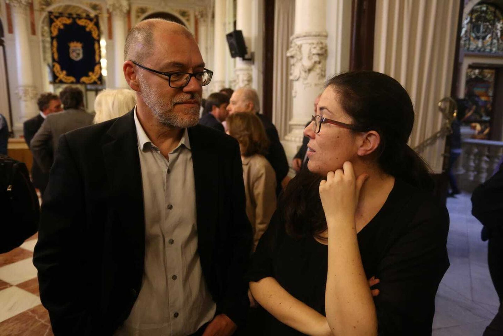 Fotos de la capilla ardiente de Manuel Alcántara