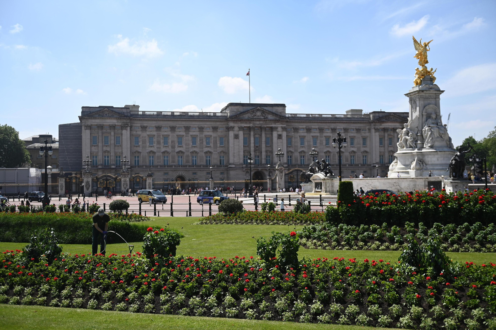 El Palacio de Buckingham, en Londres.