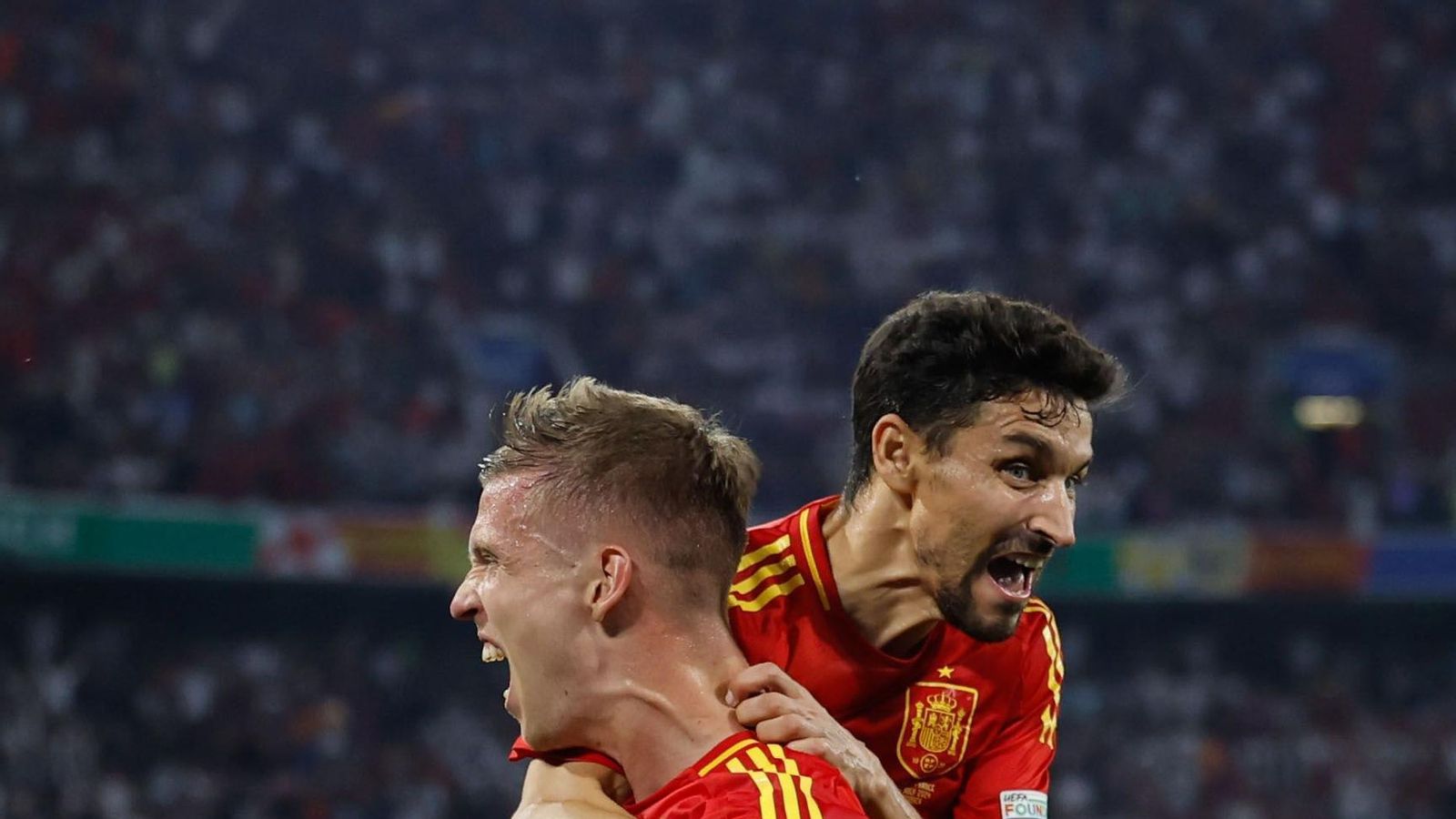 Las mejores imágenes del España - Francia