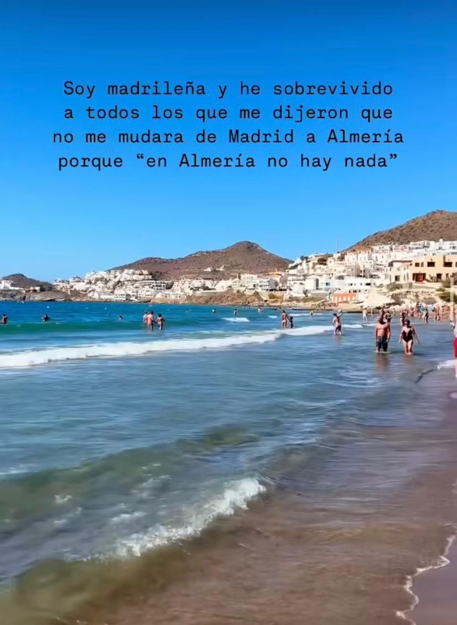 Publicación compartida en el perfil de Instragram de 'De Madrid a Almería'. Publicación compartida en el perfil de Instragram de 'De Madrid a Almería'.