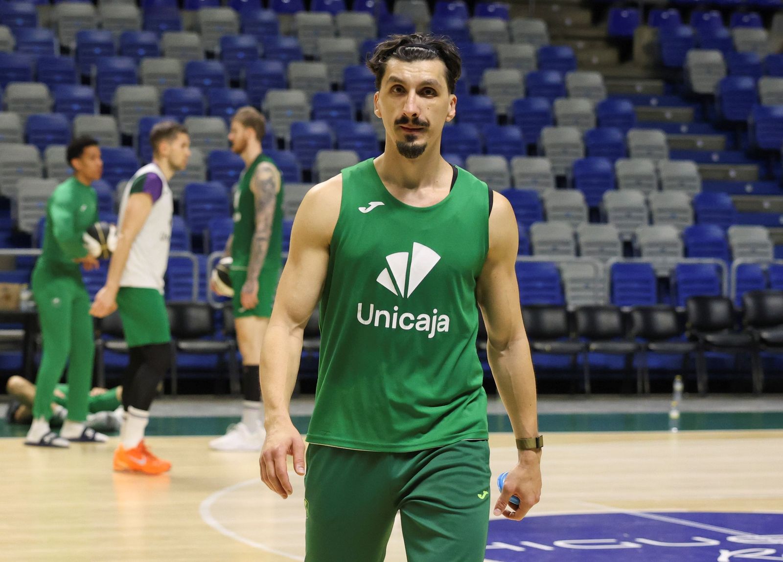 Último entrenamiento en Málaga antes de viajar a la Copa