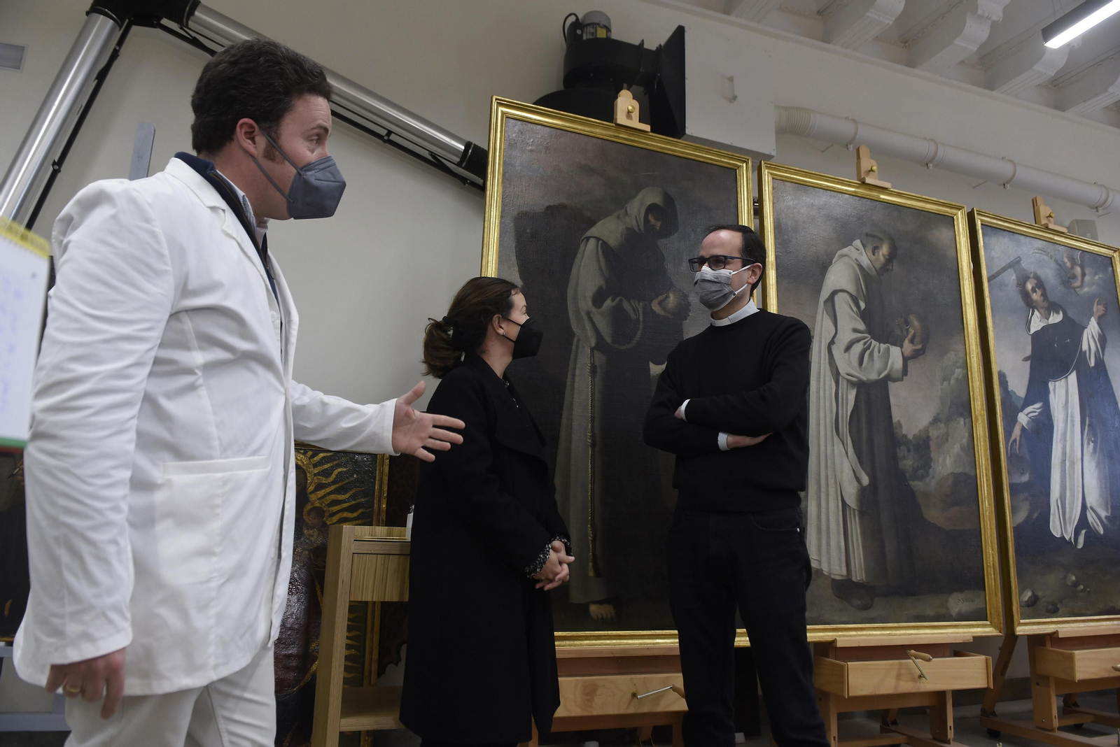 El taller de restauración del Arzobispado de Sevilla