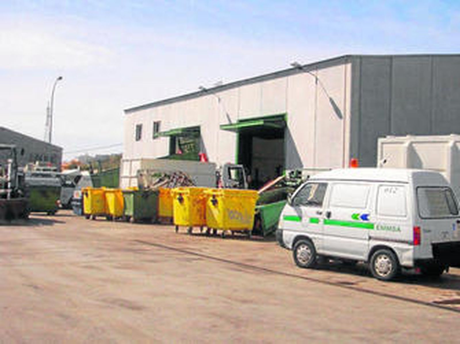 Punto limpio en Rincón de la Victoria.