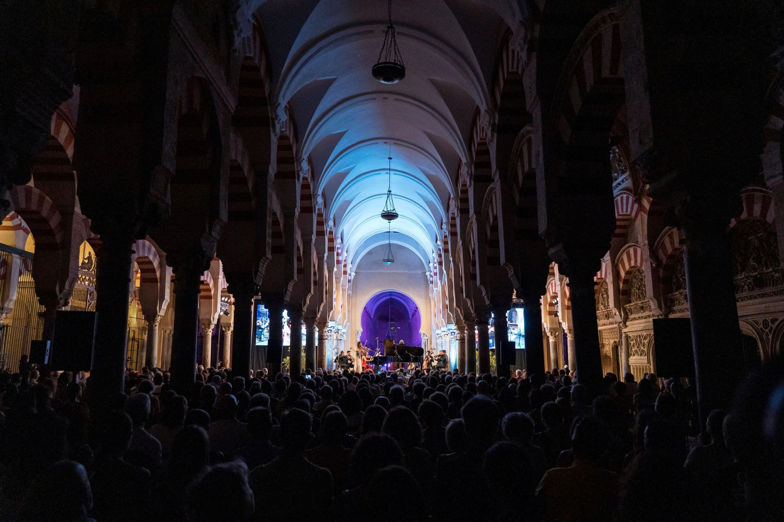 Concierto del Festival de Piano Guadalquivir en la Mezquita-Catedral de Córdoba.