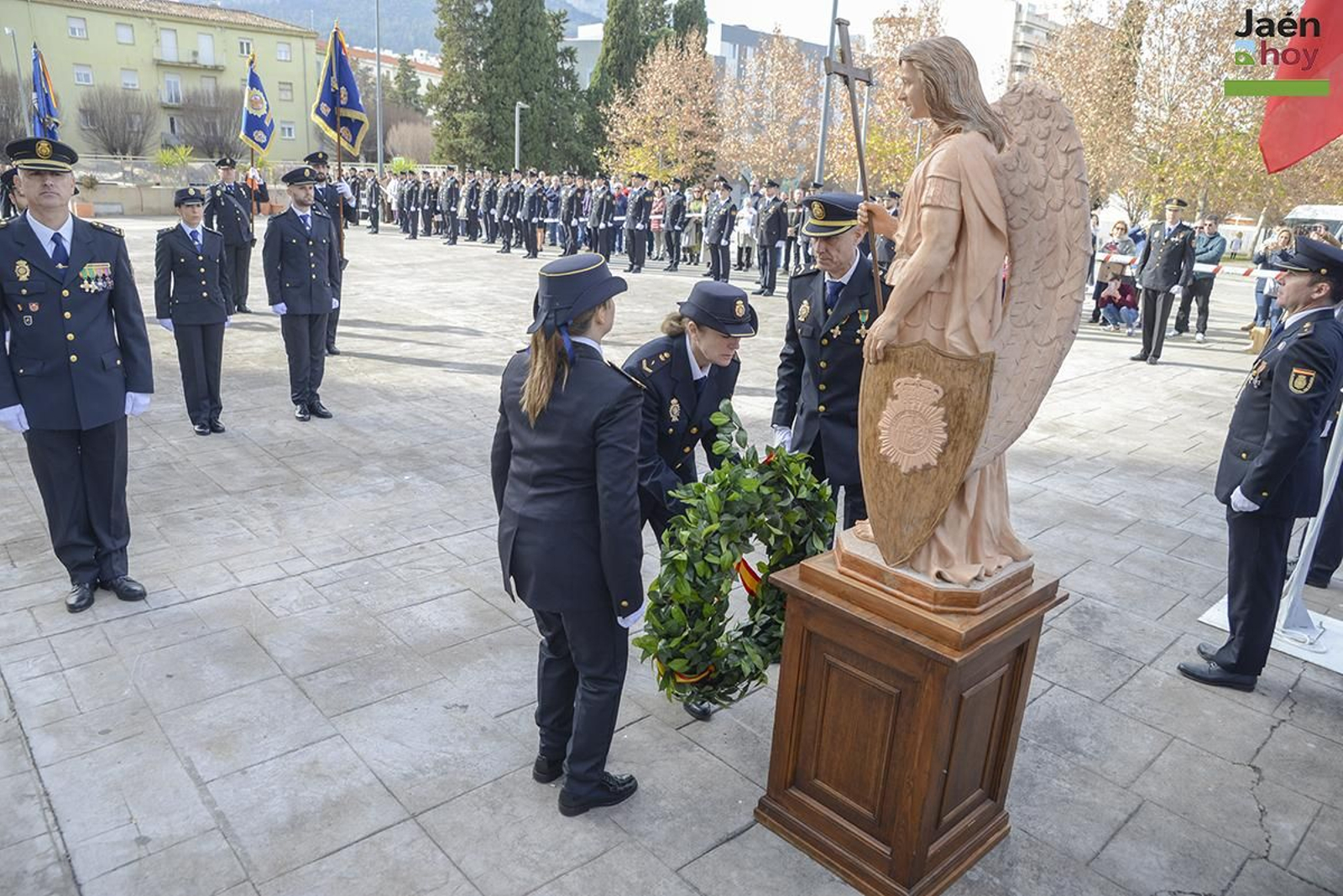 Celebración del bicentenario de la Policía Nacional en Jaén.