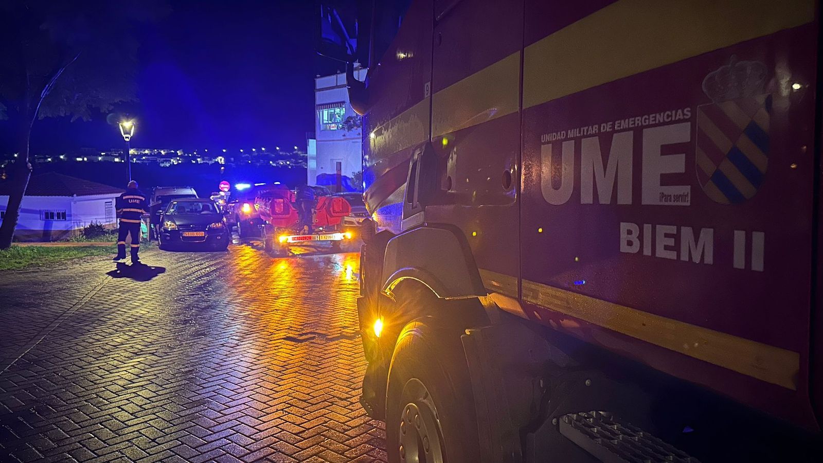 La UME, en Ayamonte.