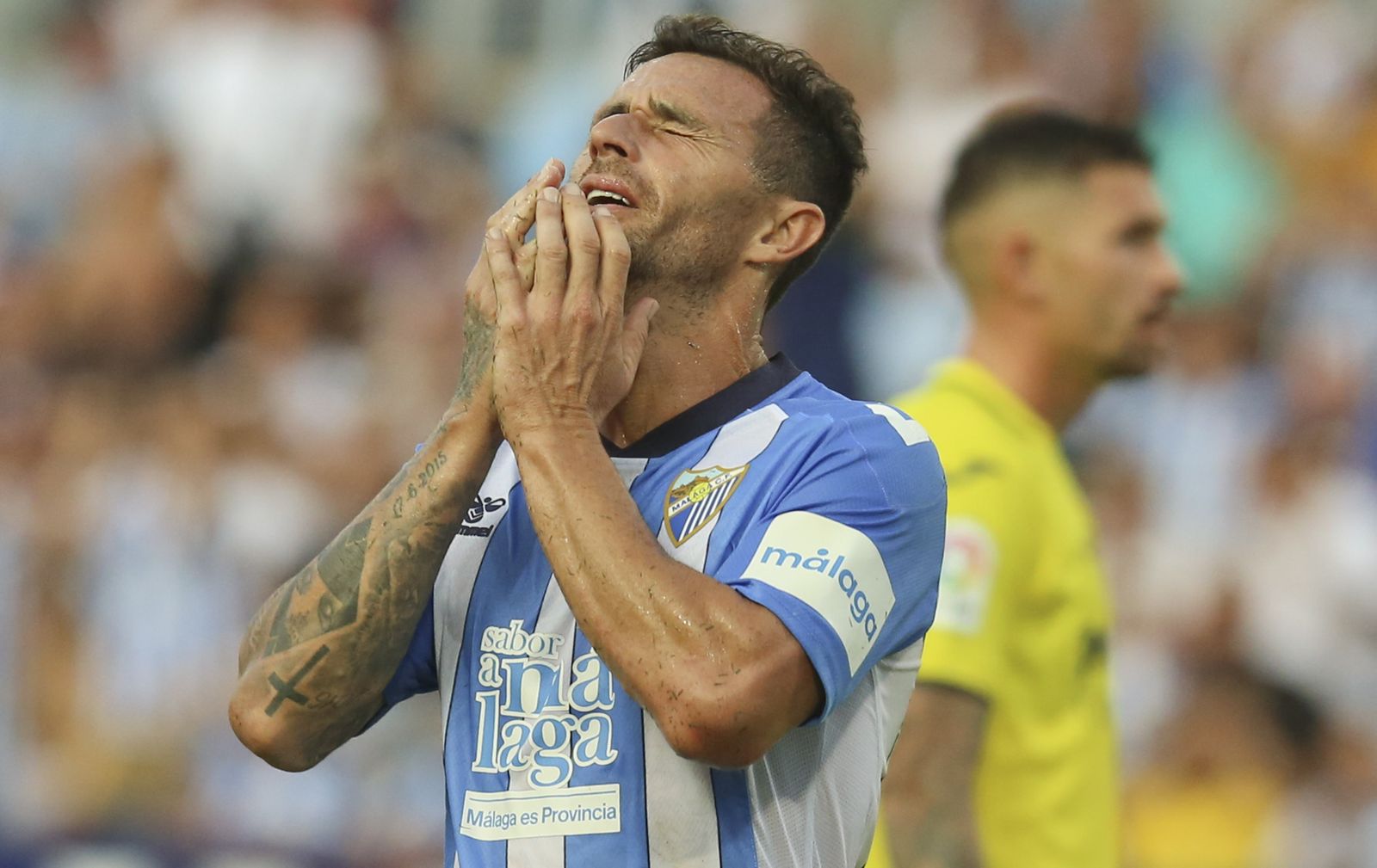 Rubén Castro se lamenta.