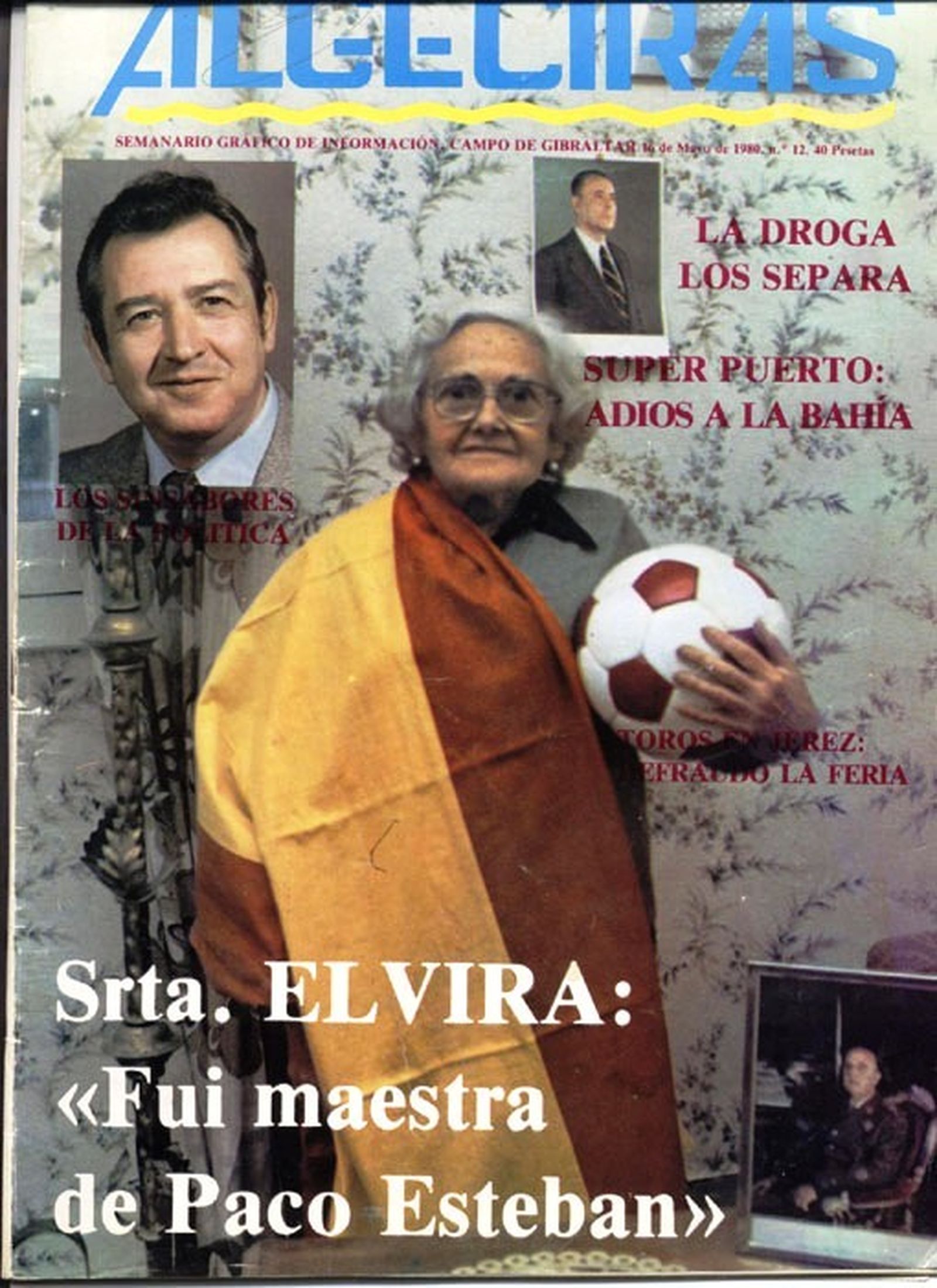 Portada del número 12 del semanario Algeciras.