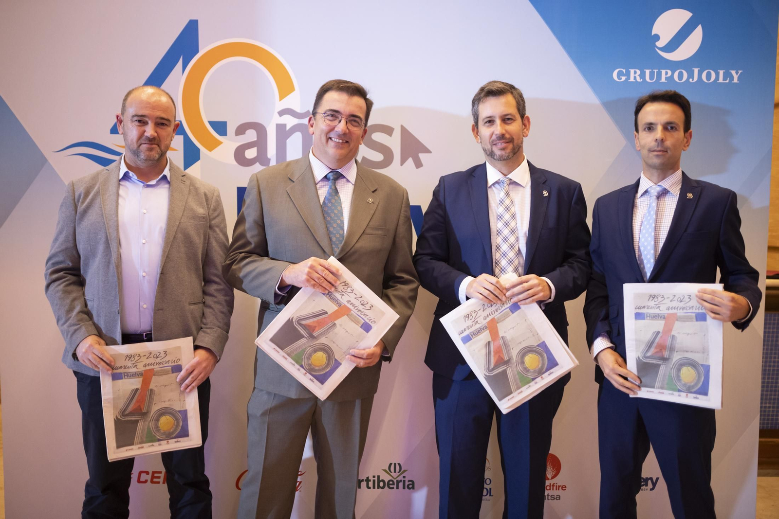 Photocall del 40 aniversario de Huelva Información