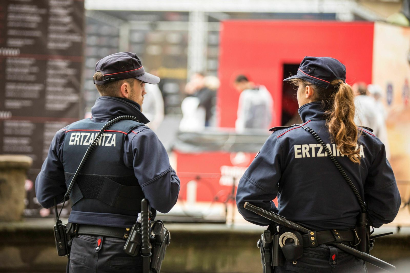Una patrulla de la Ertzaintza.