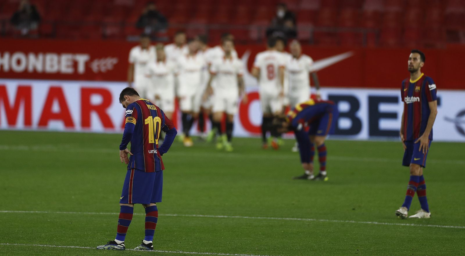 El Sevilla-Barcelona de Copa del Rey, en imágenes