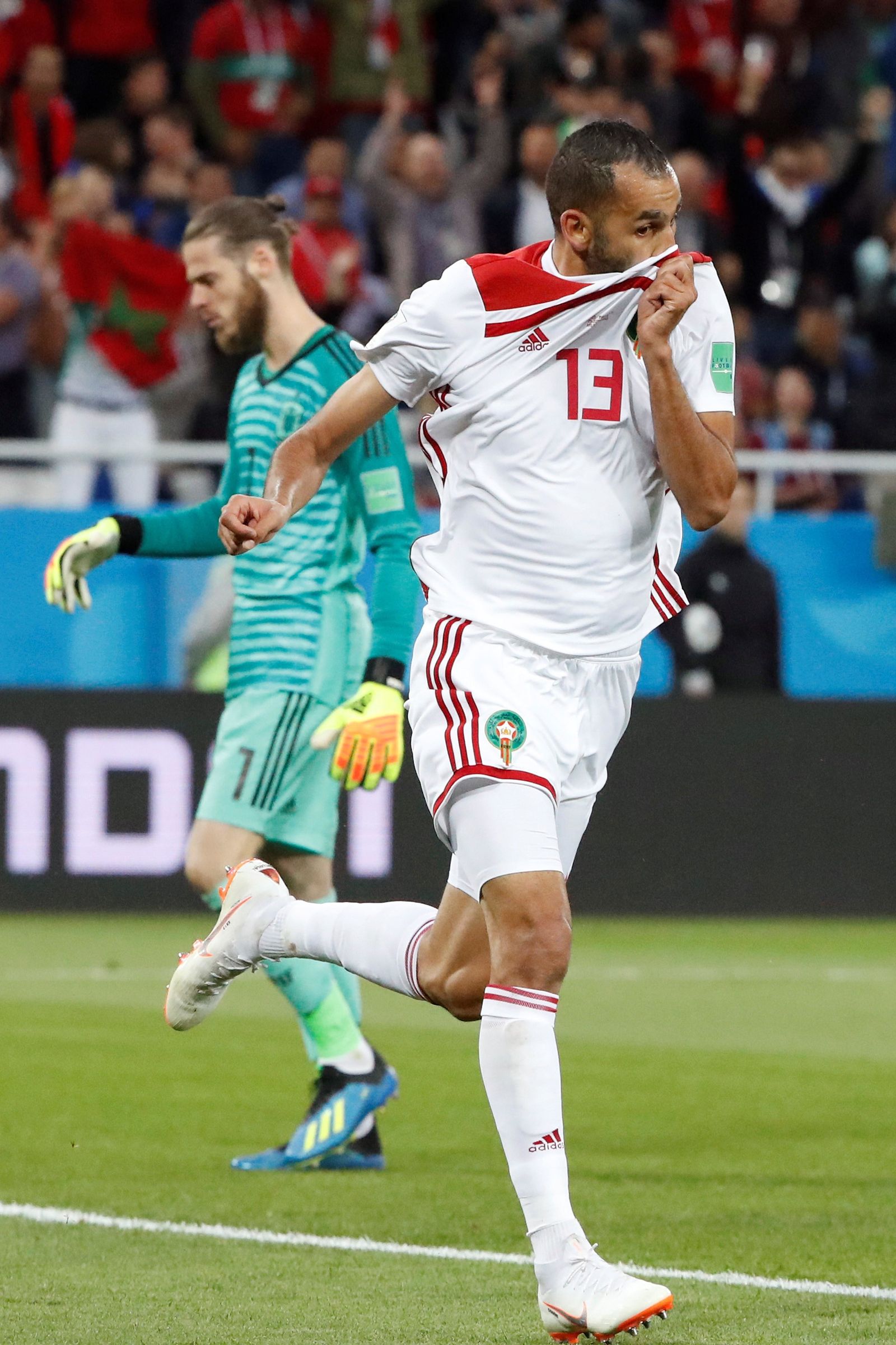 Las imágenes del España-Marruecos