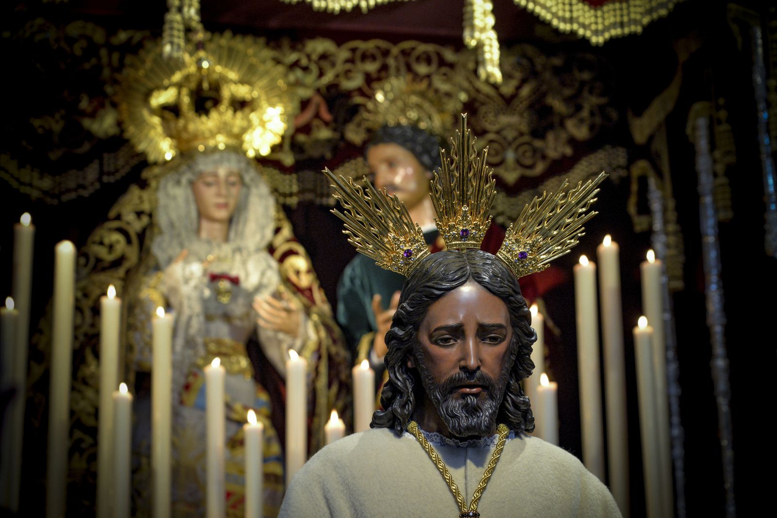 Miércoles Santo en pandemia: Los Panaderos, en imágenes