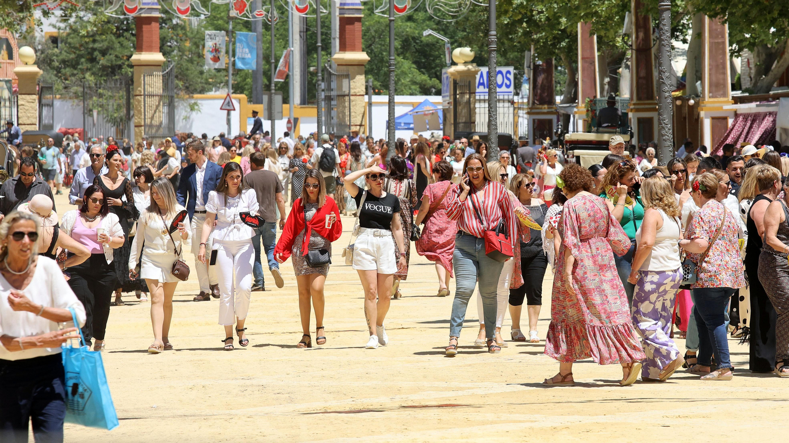 Imágenes del ambiente el miércoles en la Feria de Jerez 2024