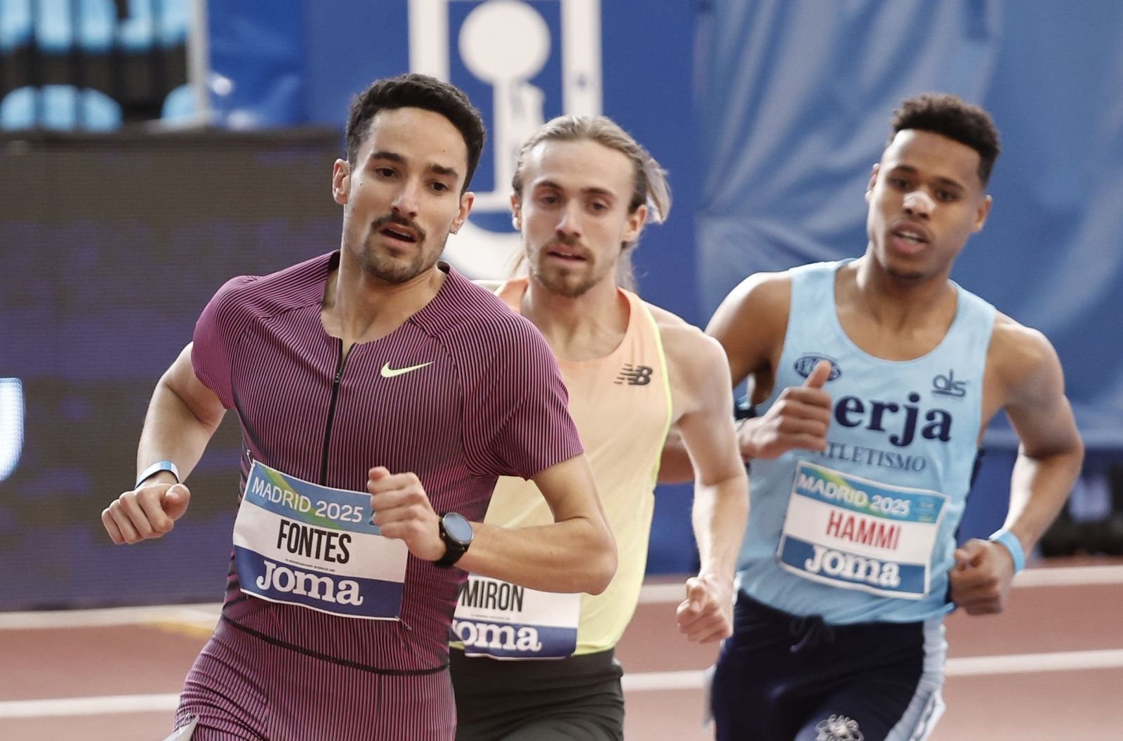 Fontes en una prueba del pasado año.