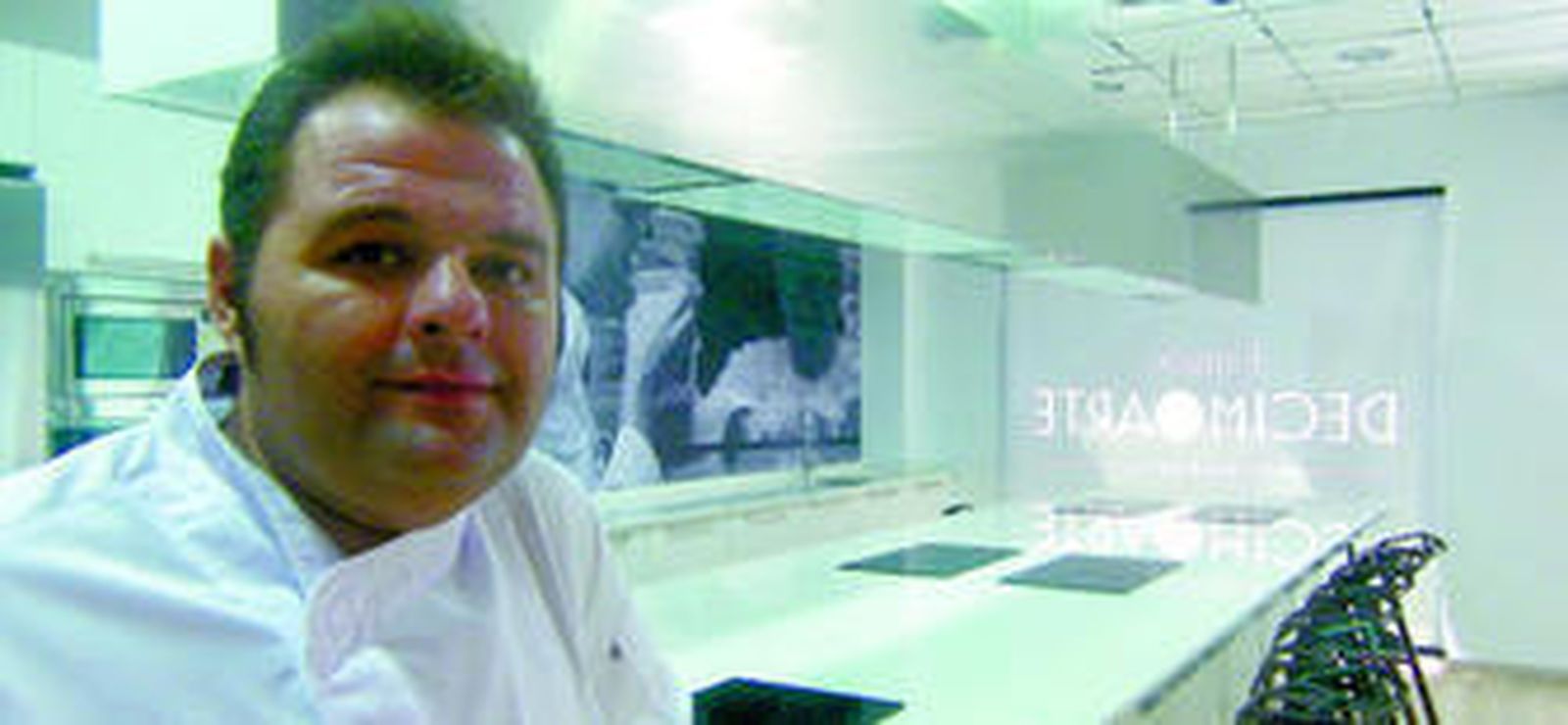 Jesús Márquez, en su escuela.