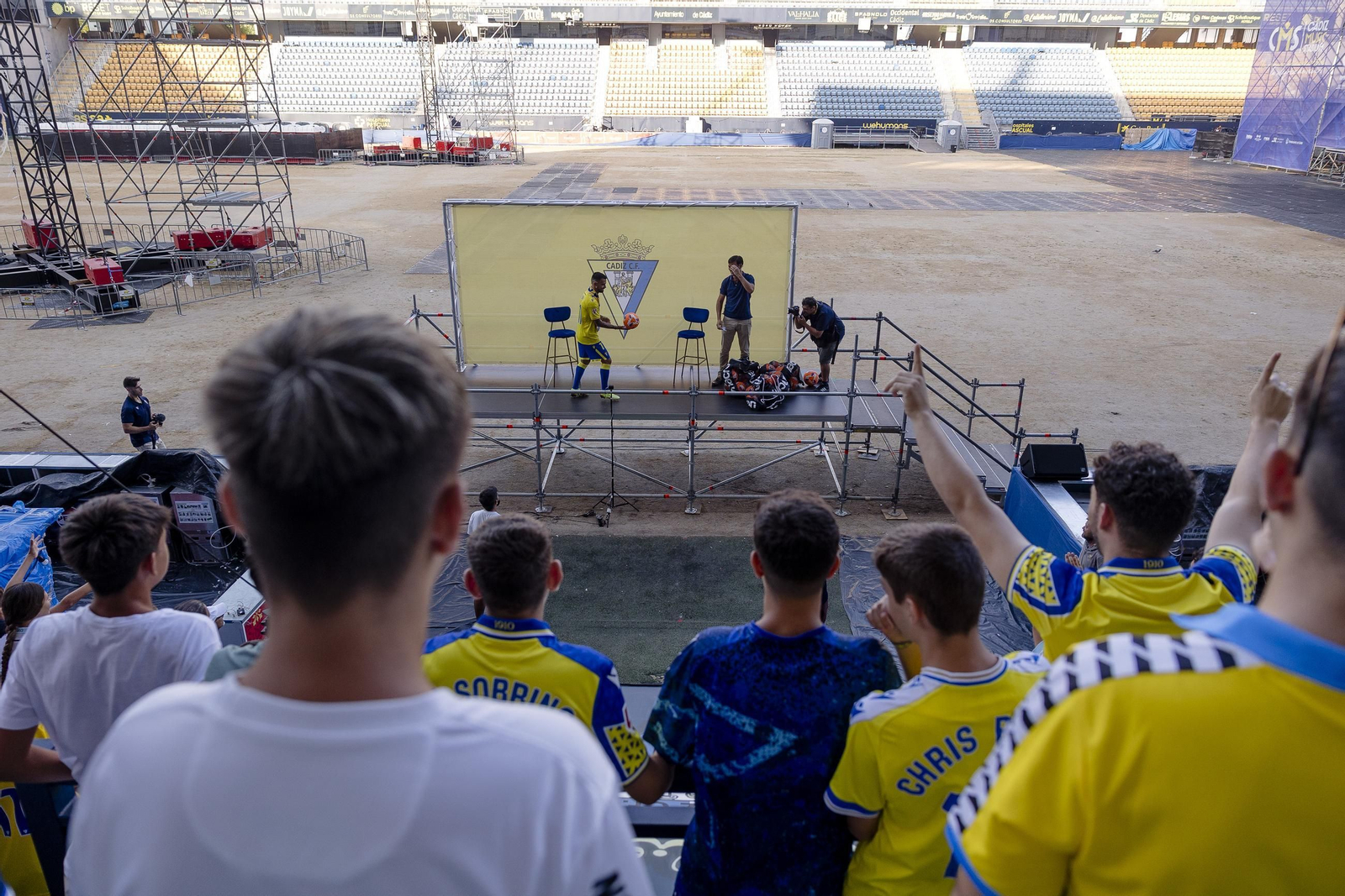 Imágenes de la presentación de Suso como jugador del Cádiz C.F.