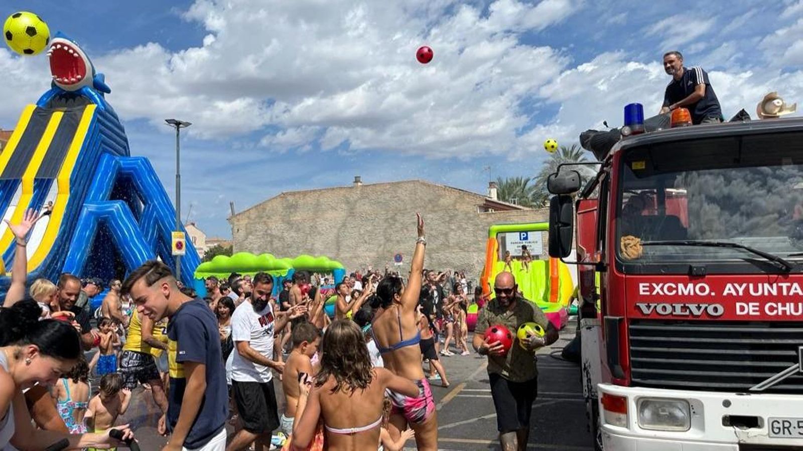 Diversión en las Fiestas de Churriana de la Vega. Septeiembre 2023.