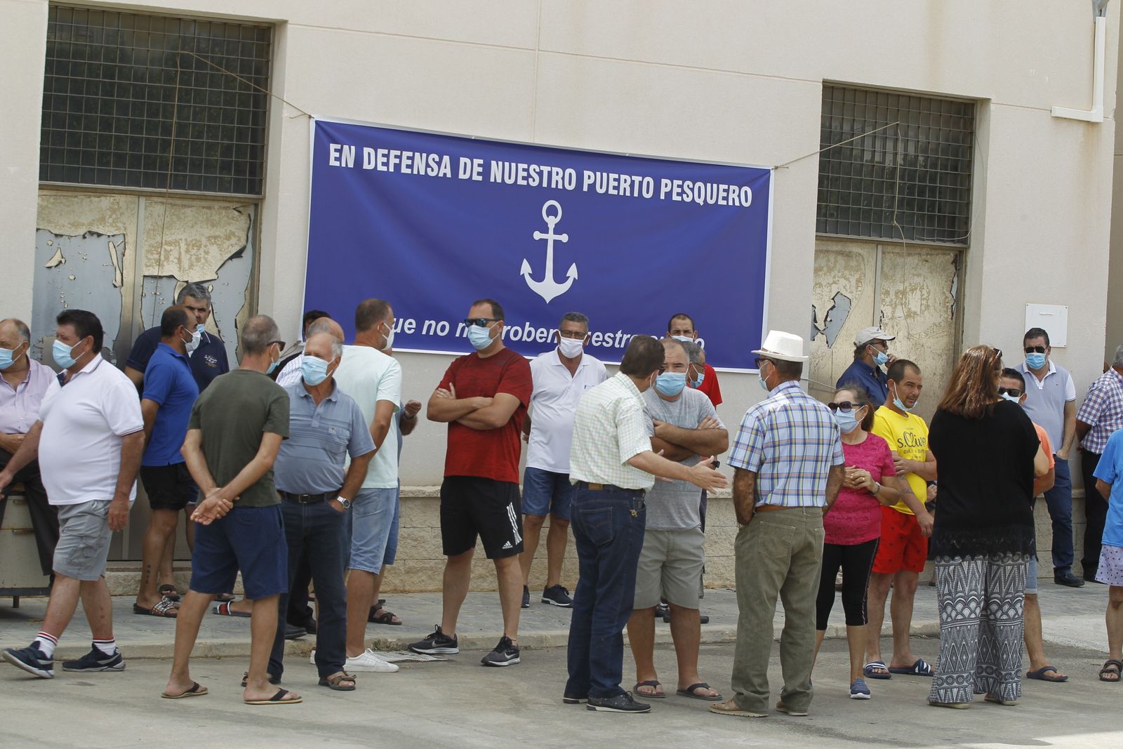 Fotogalería protestas pescadores de Carboneras