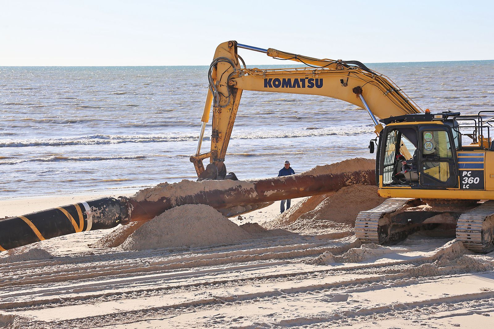 Las dramáticas fotografías del estado de las playas de Matalascañas tras el paso del temporal