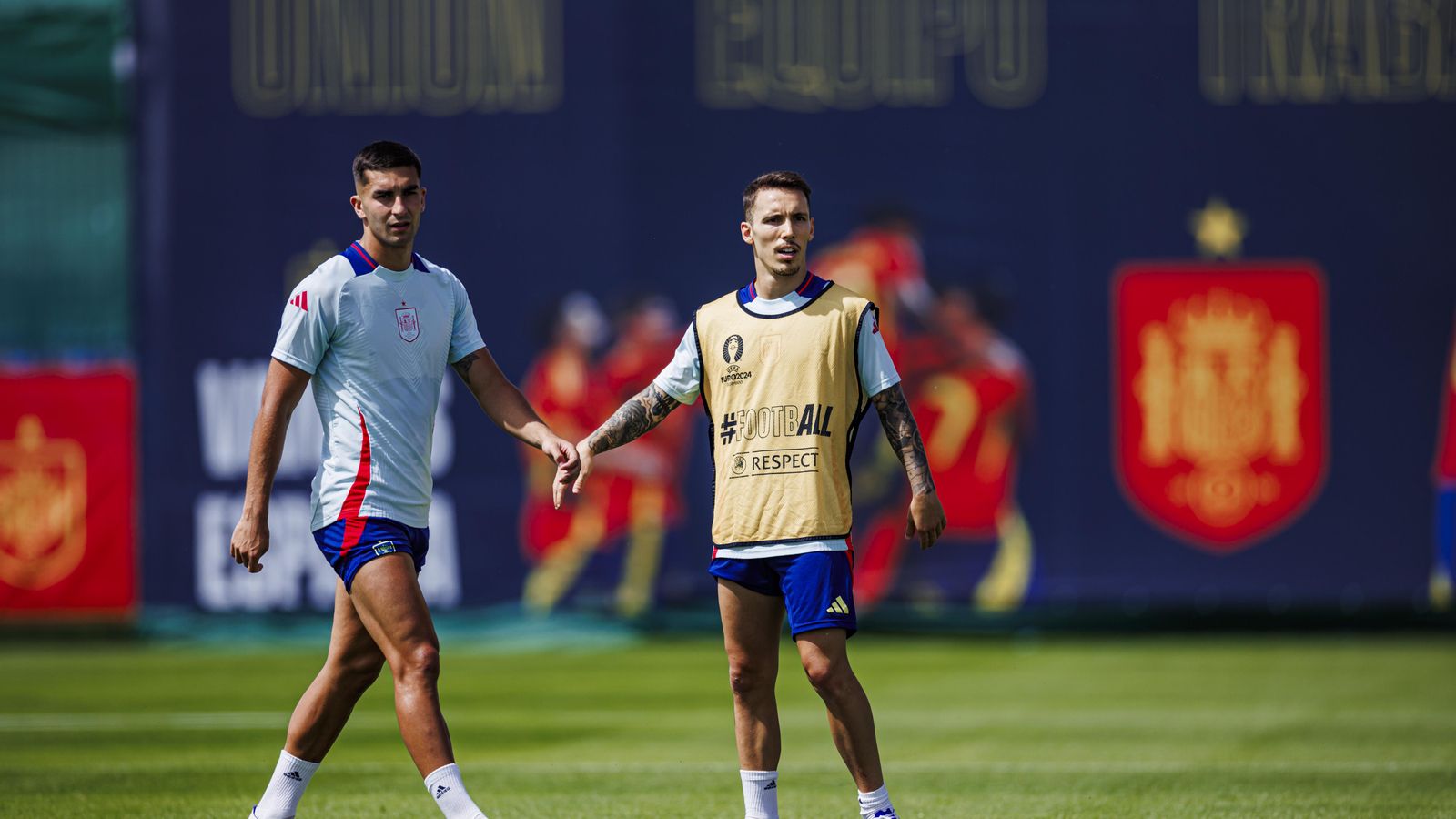 Las fotos de la selección española antes del partido contra Georgia