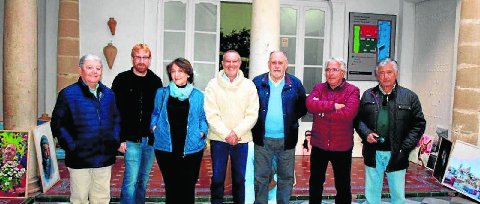 José Luis Lojo, Jacob Dheim, Emilia Sanchez-Ibargüen, Eduardo Ruiz-Golluri, Juan Villarreal, Juan Ariza y Juan Herrador.