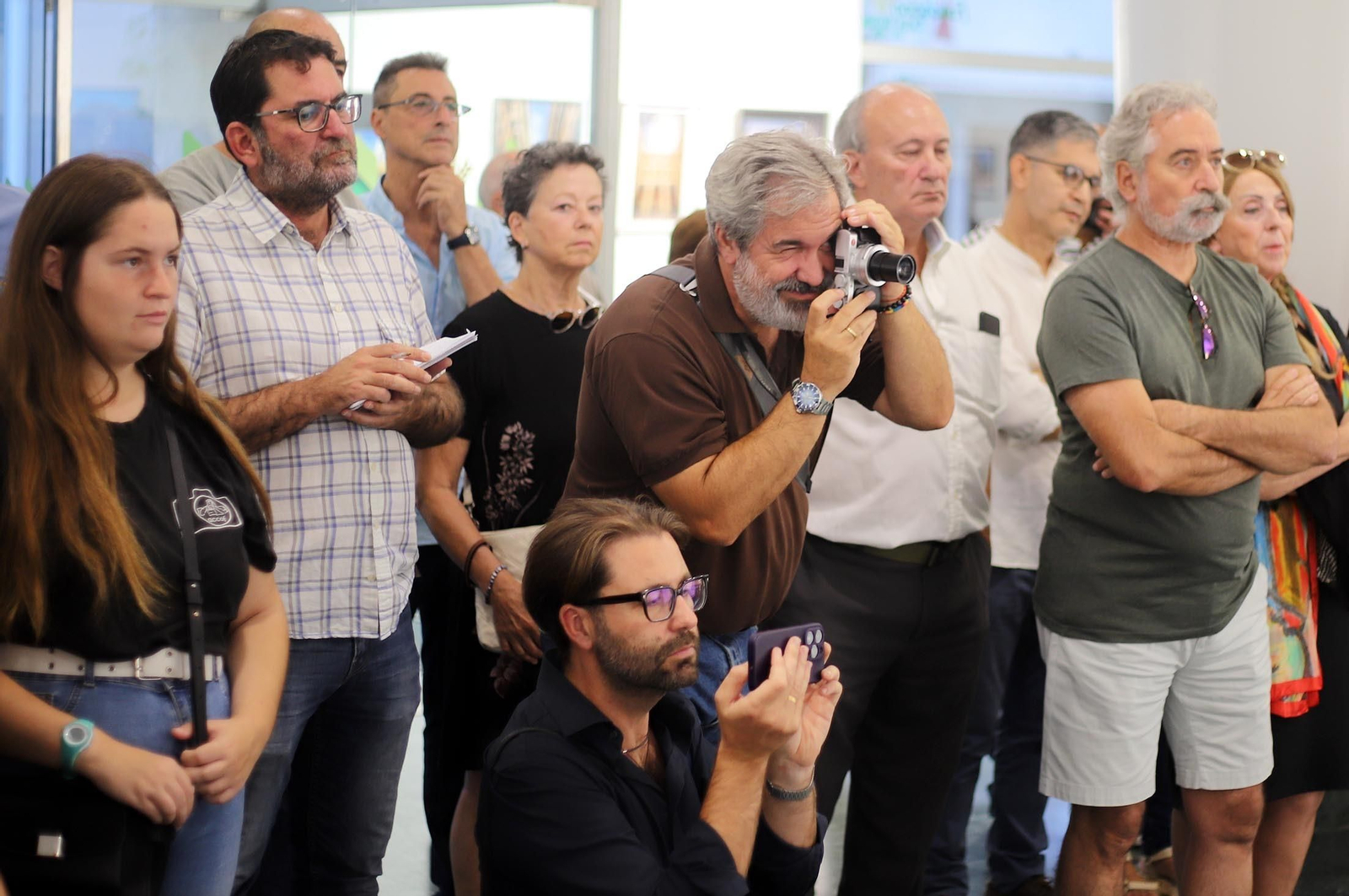 Imágenes de la exposición "Patrimonio de Huelva y Provincia", en el Centro Cultural "José Luis García Palacios" de la Fundación Caja Rural del Sur