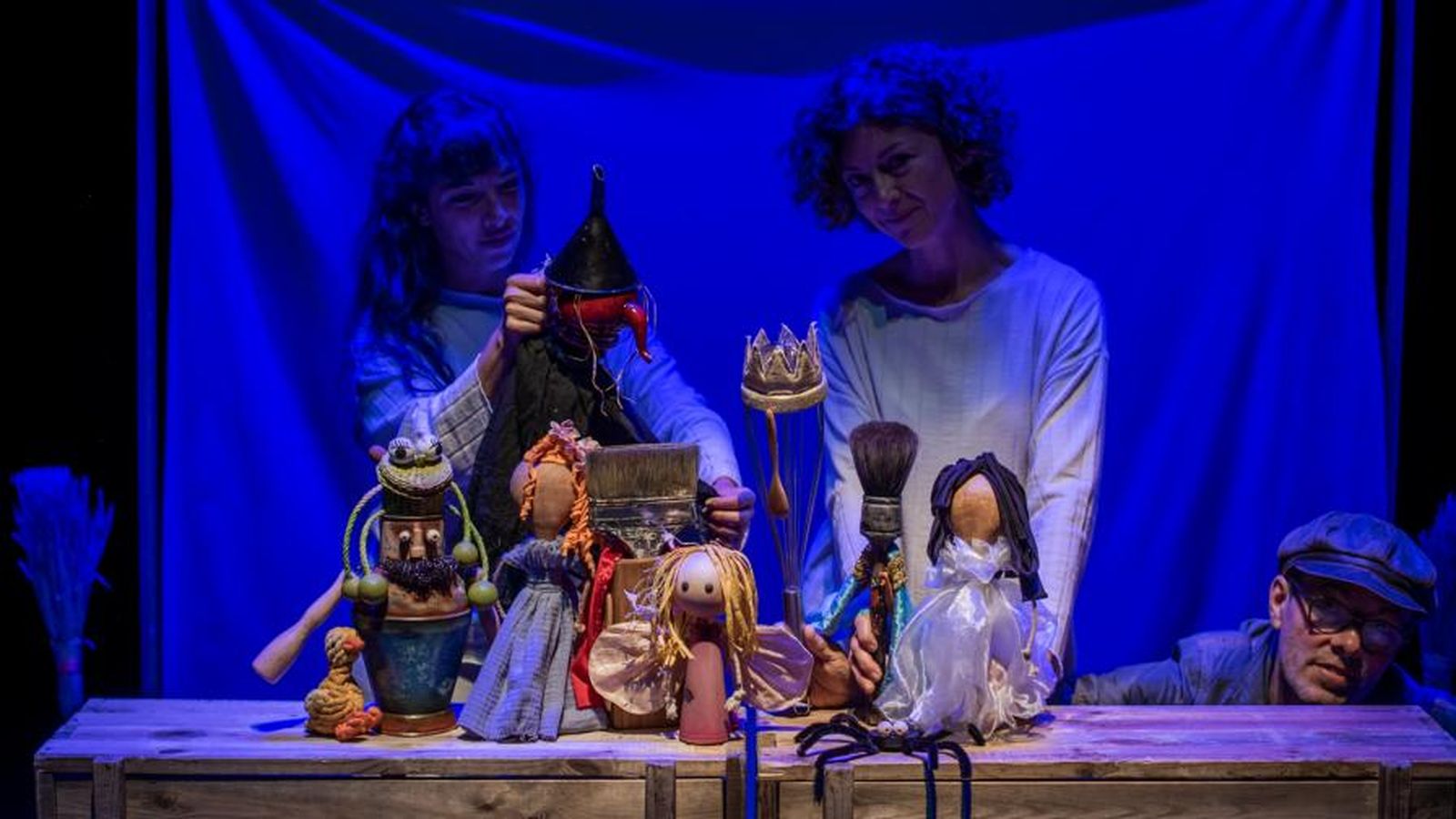 Una imagen de la obra de títeres Mermelhada.
