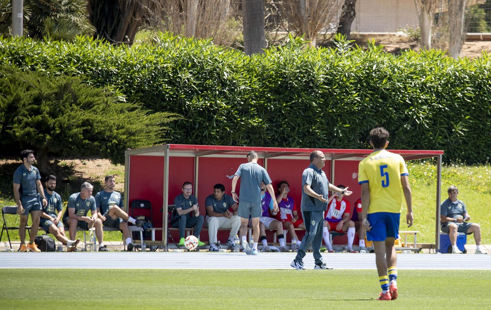 Partido de Segunda RFEF entre el Almería B y el Cádiz Mirandilla