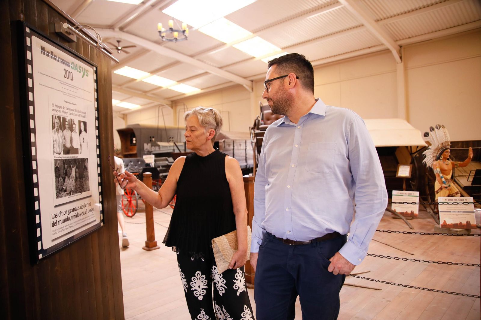 Imágenes del museo a los grandes empresarios y familias históricas de Almería