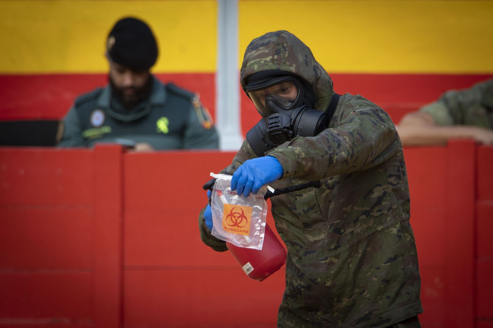 La exhibición del Ejército en la Plaza de Toros de Granada, en imágenes