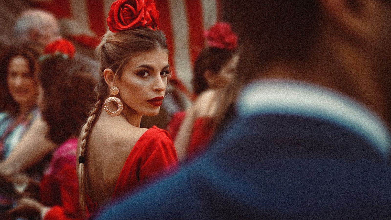 La Influencer @MARTITADERRI en el Real de la Feria.