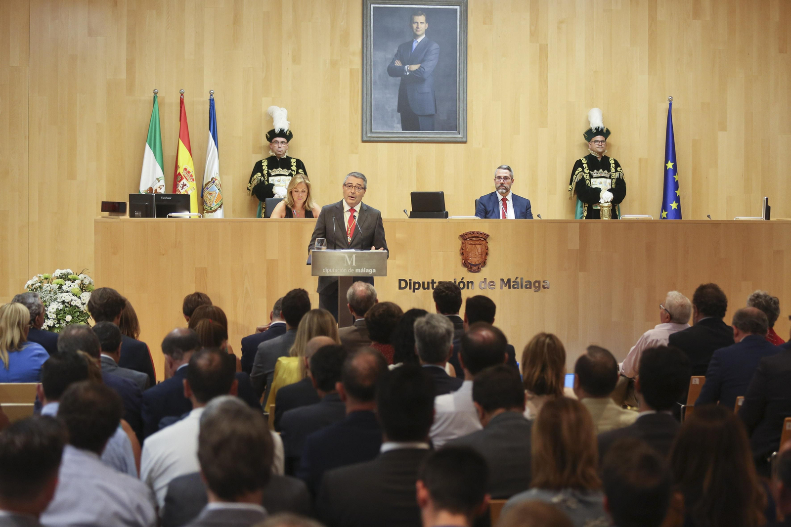 Las fotos del Pleno de la constitución de la Diputación de Málaga