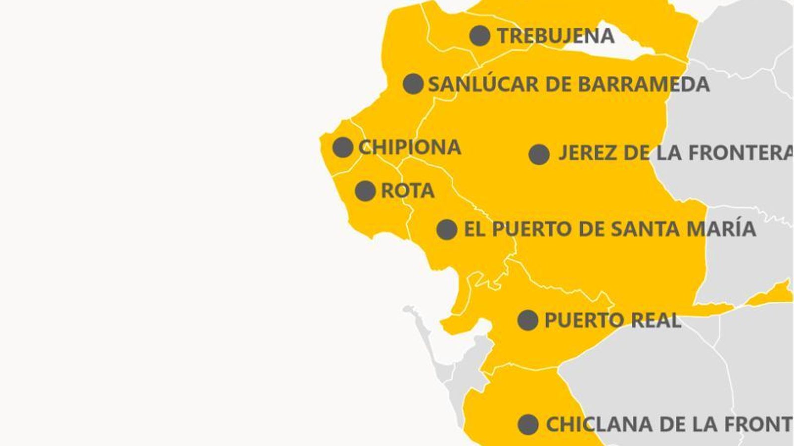 Las ciudades del Marco de Jerez. Las ciudades del Marco de Jerez.