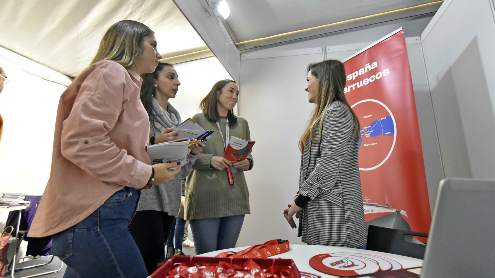 Las fotos de la Feria del Empleo de la Universidad de Cádiz en la Politécnica