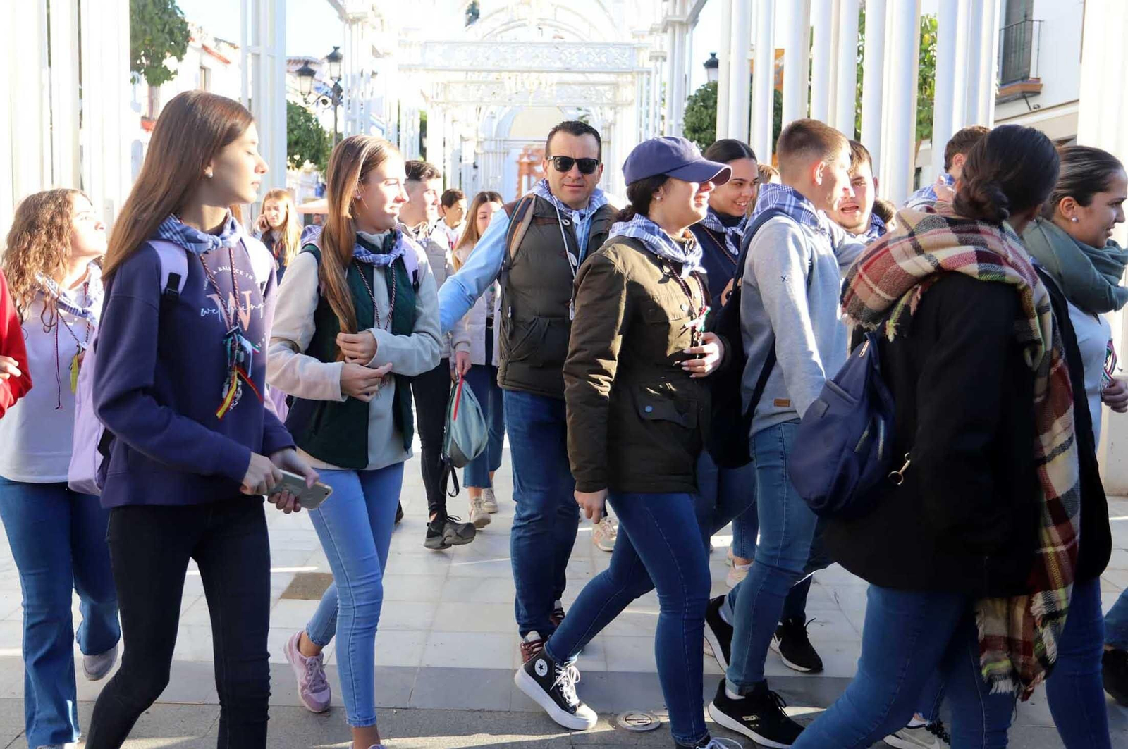 Imágenes de la Peregrinación de Jóvenes Rocieros