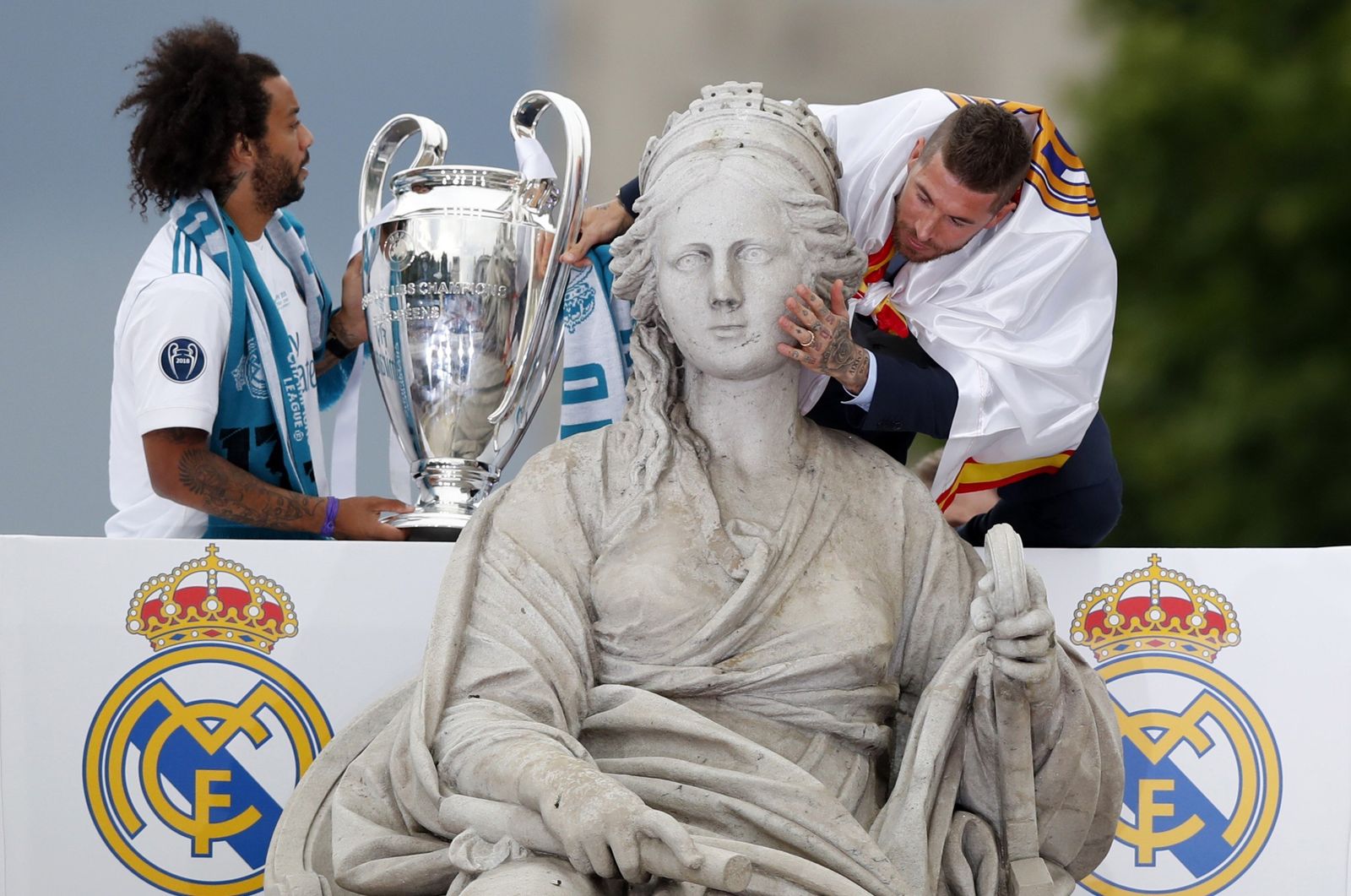 El Real Madrid celebra su decimotercera Champions