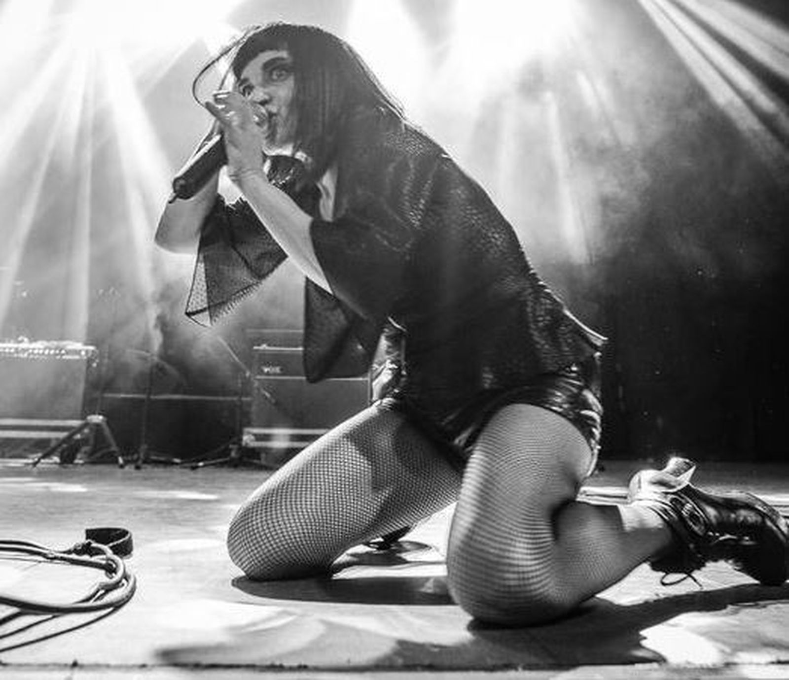 Ana Curra, durante una actuación.