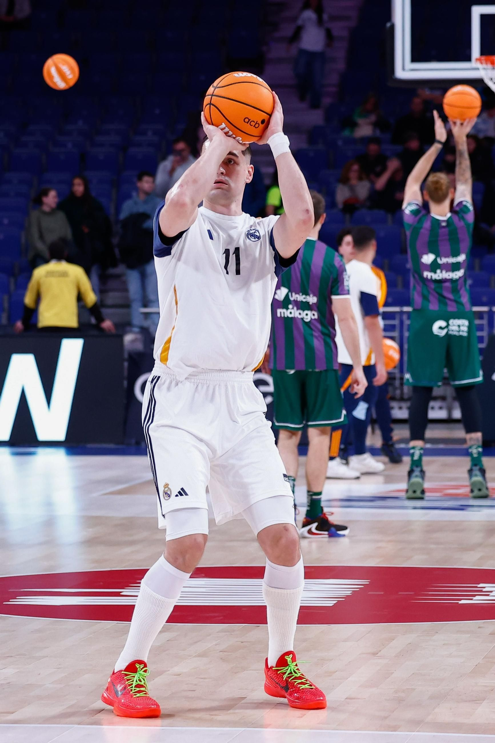 El Real Madrid-Unicaja, en fotos