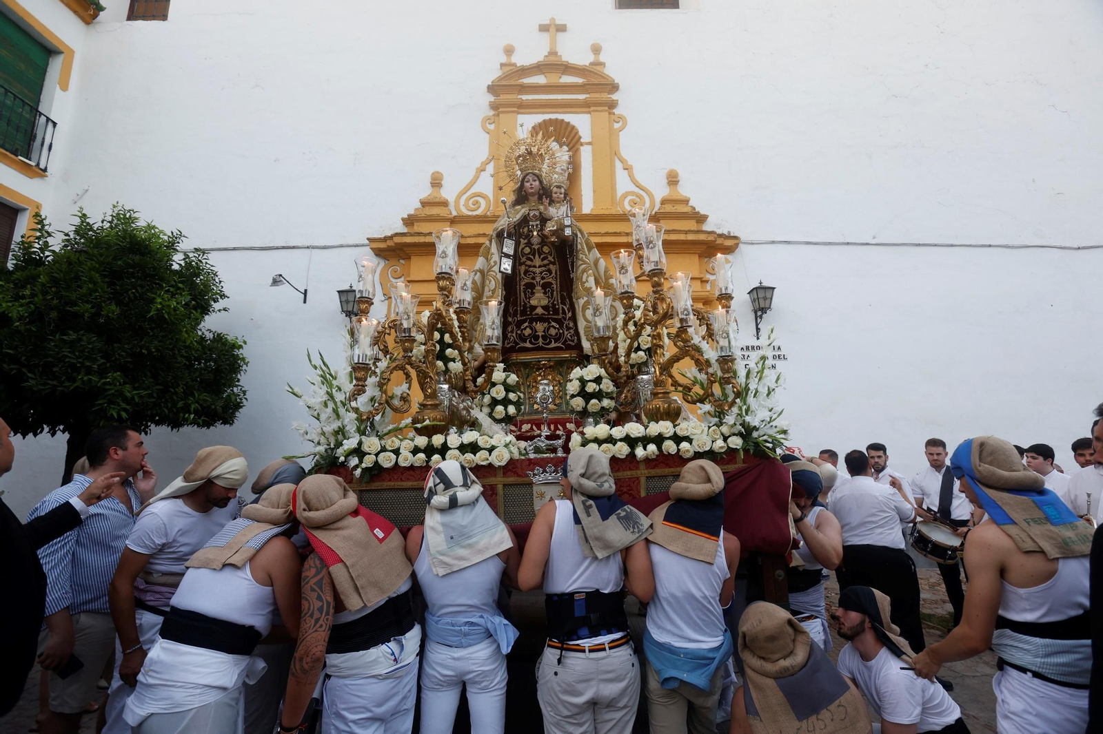 La procesión de la Virgen del Carmen de Puerta Nueva, en imágenes