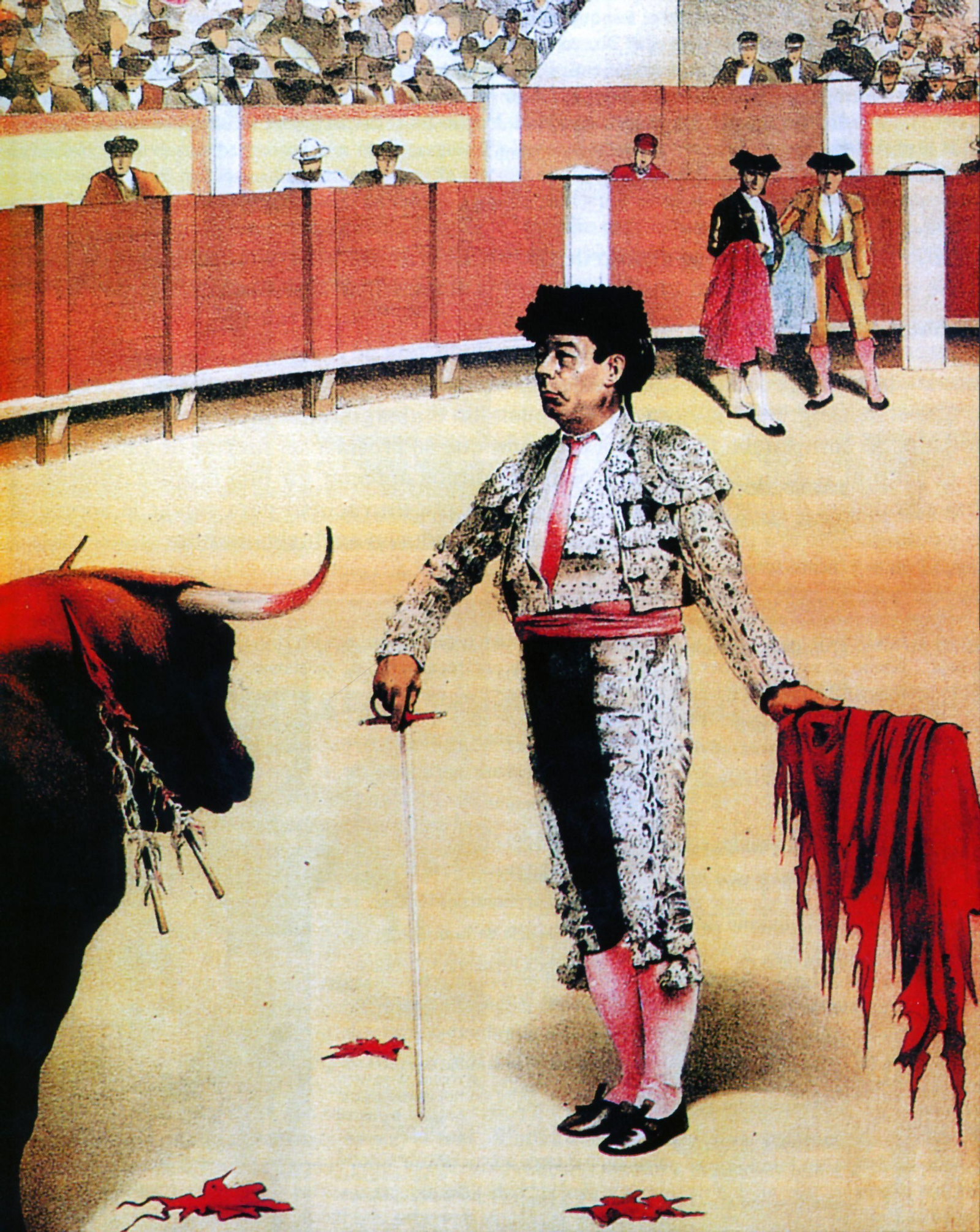 Cúchares, en una gesta recogida por la revista 'La Lidia'.