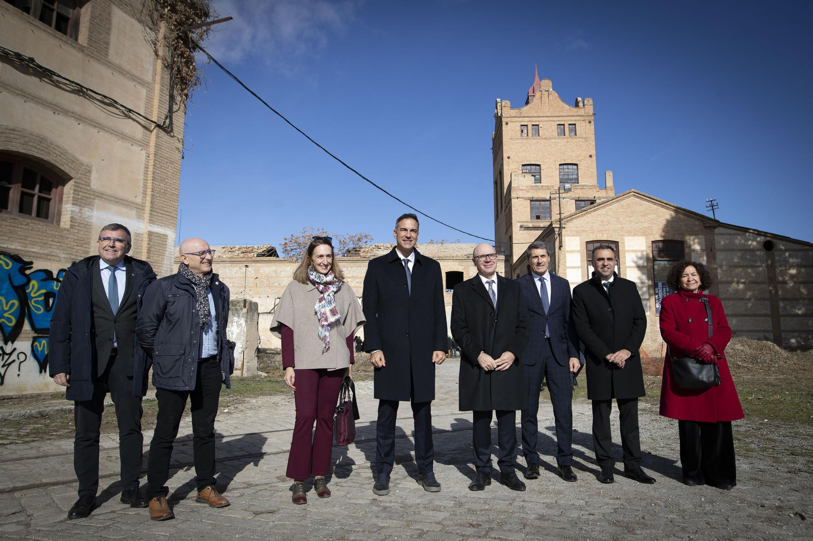 Fotos: en el interior del futuro complejo de la Universidad de Granada en la Azucarera de San Isidro