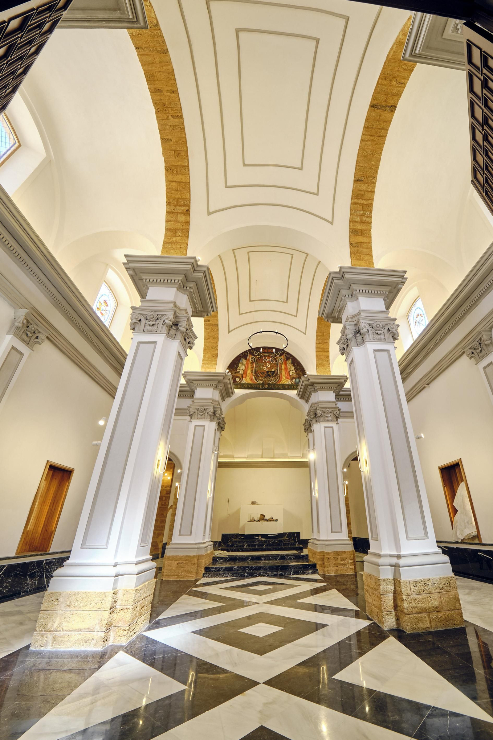 Interior de la Iglesia Castrense después de la reforma.